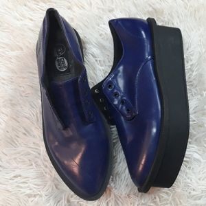 Navy blue platform/creepers